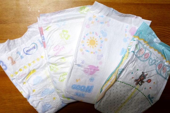 新生児用紙おむつ4種類を比較 本当にあの紙おむつは小さいのか 毎日検討中